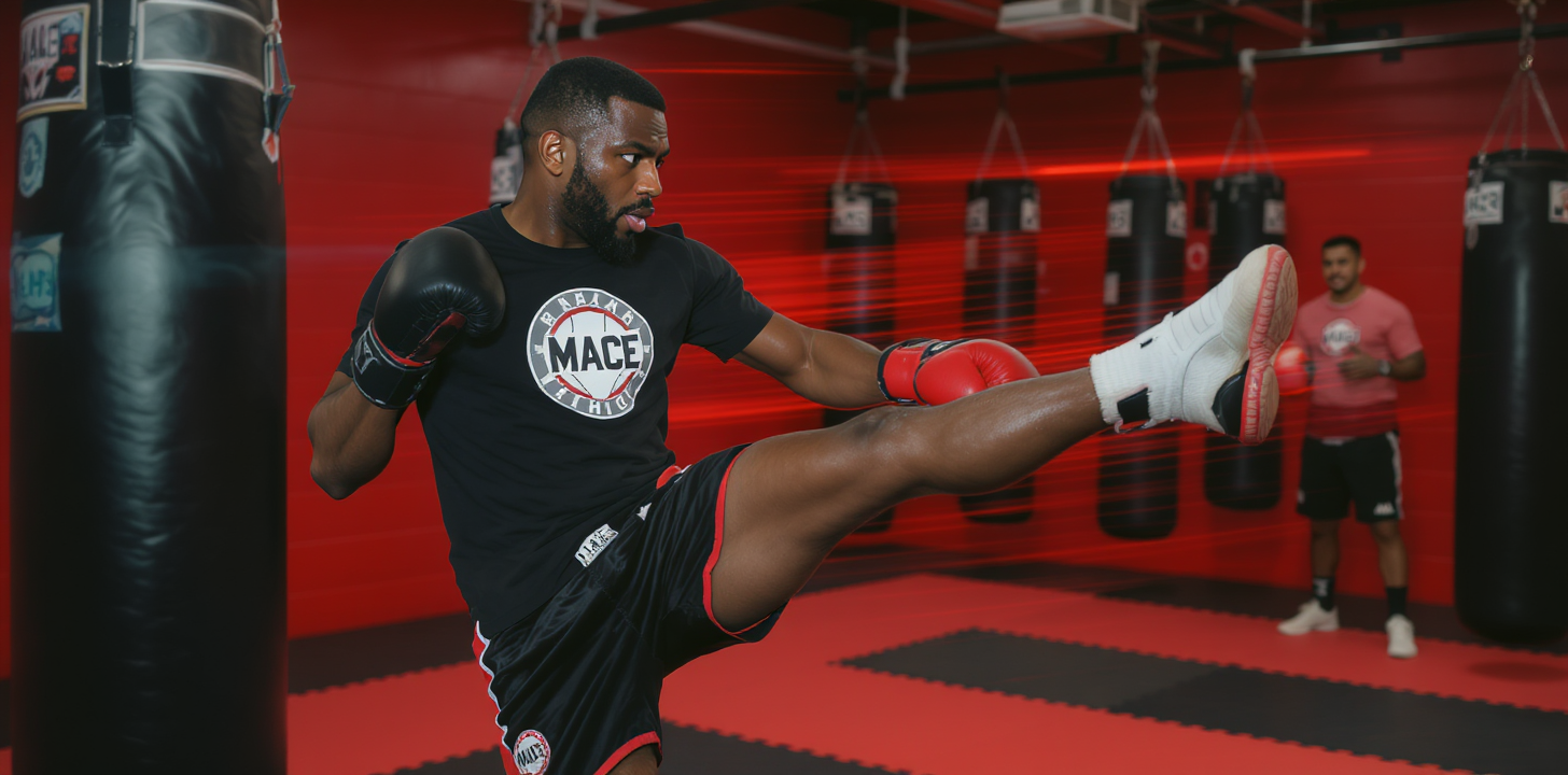 Adult Kickboxing training at MACE